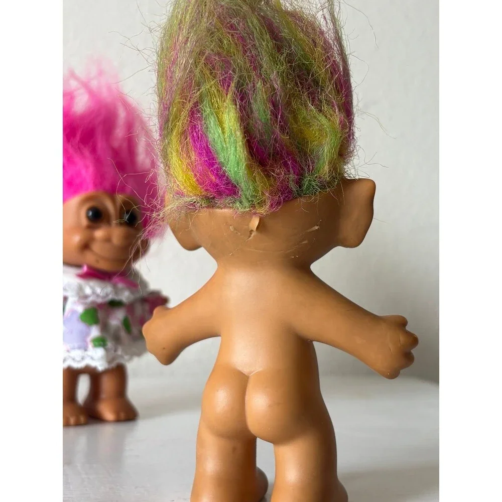Vintage TROLLS, set of 3 dolls *READ*